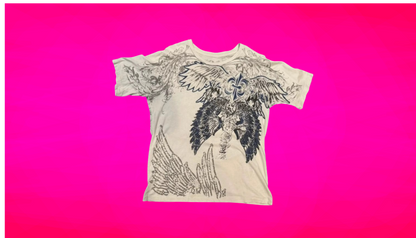 Y2K WINGS CROSS T-SHIRT - Unisex