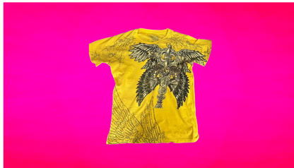 Y2K WINGS CROSS T-SHIRT - Unisex